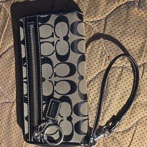 Coach Wallet Wristlet with C Logo